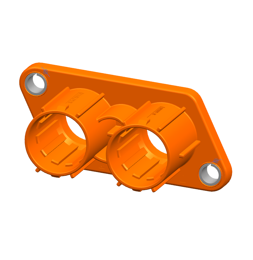 穿缸件 2w 垂直阻燃 50mm2 Volvo 版本