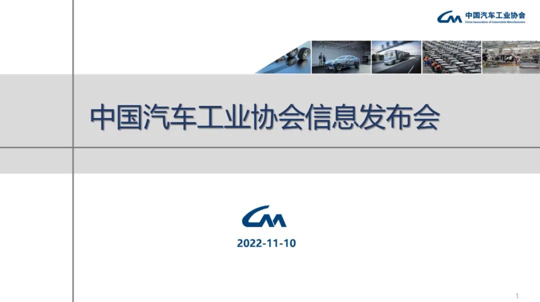 产业运行 | 2022年10月汽车工业产销情况
