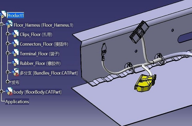 CATIA线束设计第6课：创建单根线束