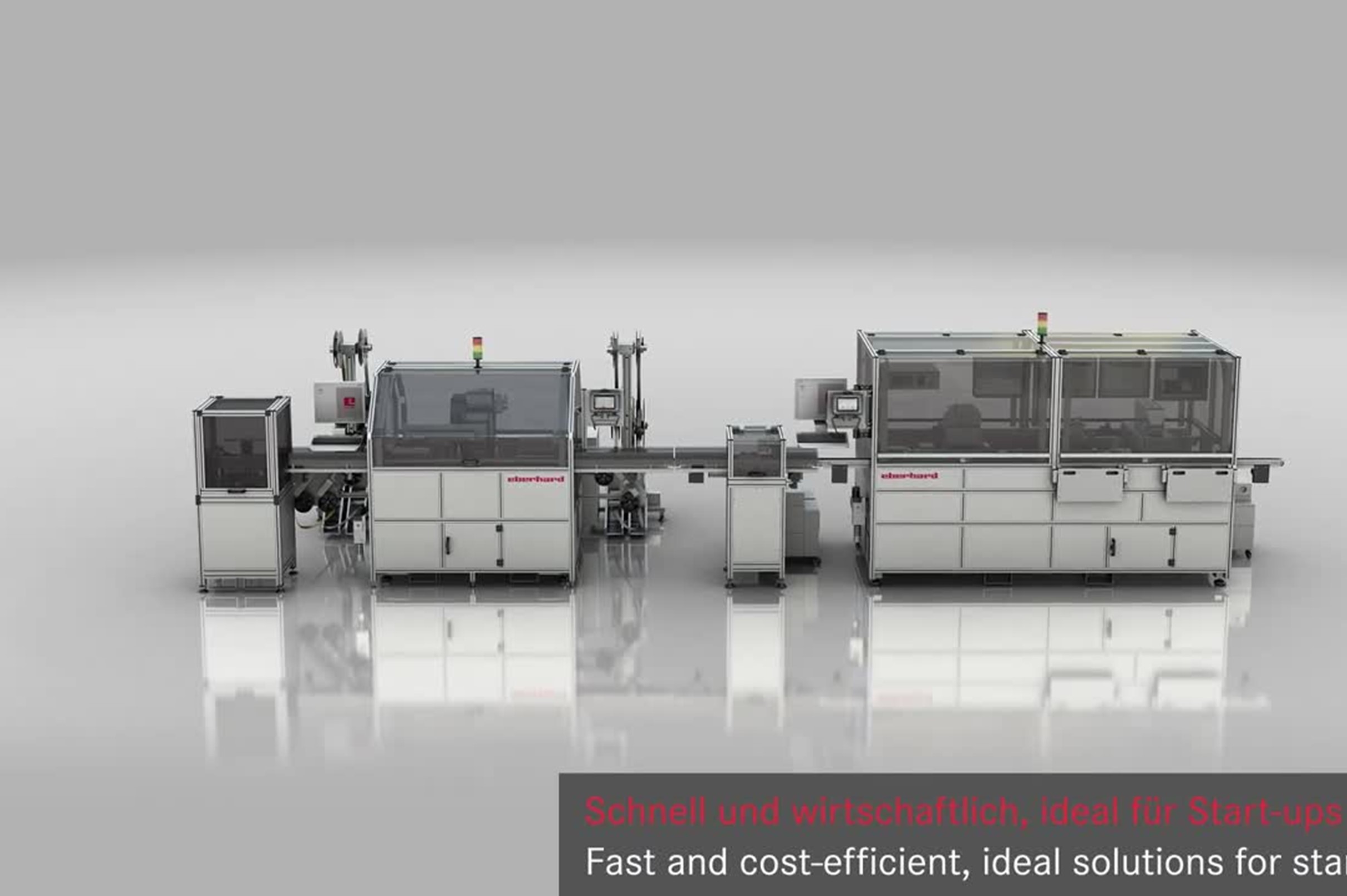 Modular turnkey lines for connector manufacturing