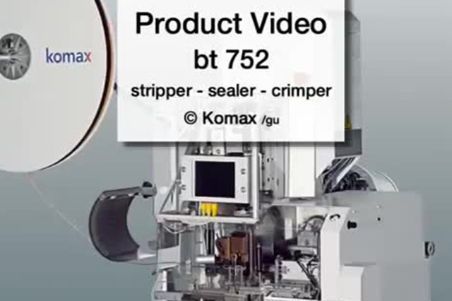 Komax bt 752 Tischcrimppresse-Bench Top Press