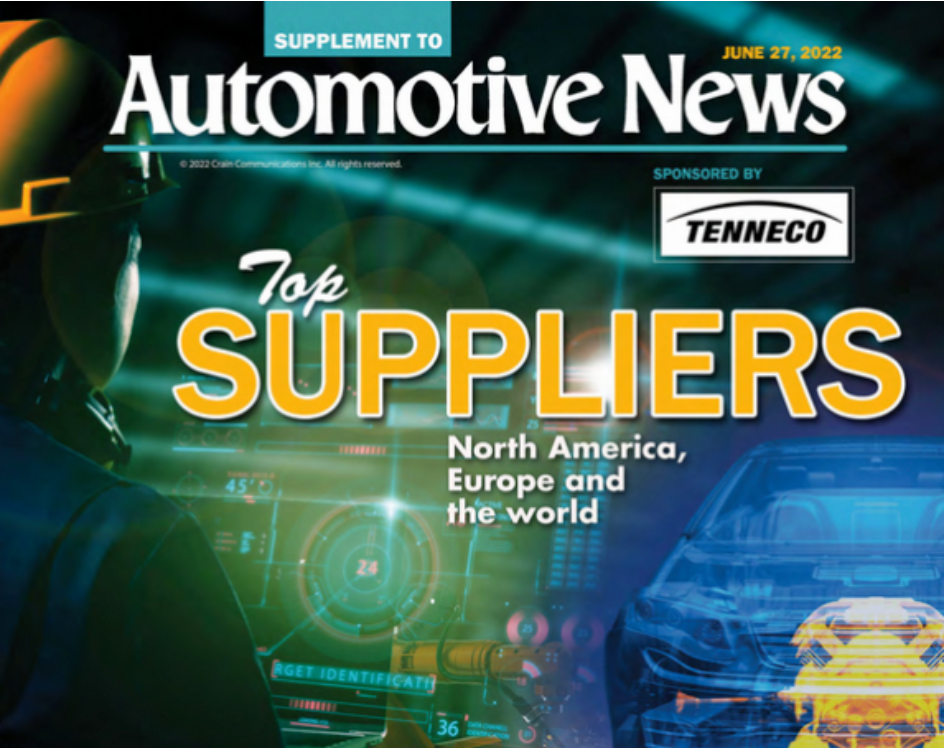 2022年全球汽车零部件供应商百强榜:10家中国企业上榜