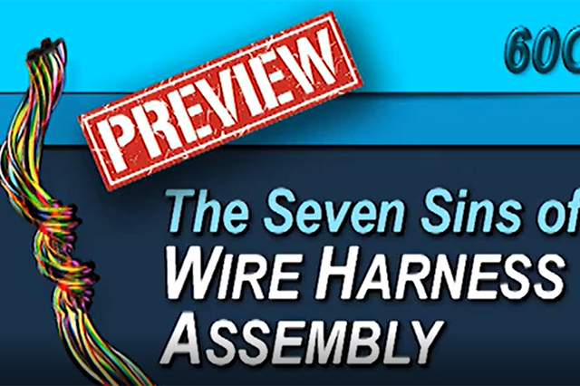 60C-线束组装的七大罪过
