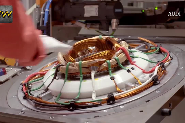 奥迪电动汽车的电动机是如何制造的
