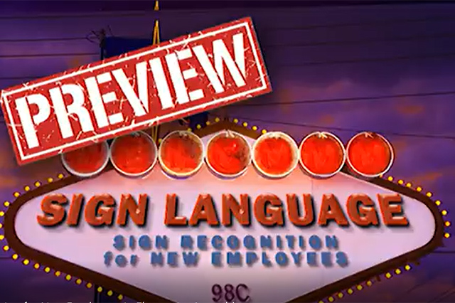 98C - Sign Recognition for New Employees in Electronics Assembly