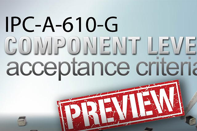 180C - Component Level Defects - Acceptance Criteria from IPC-A-610G