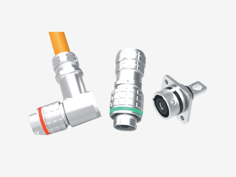 RQD系列圆形金属推拉式大电流连接器